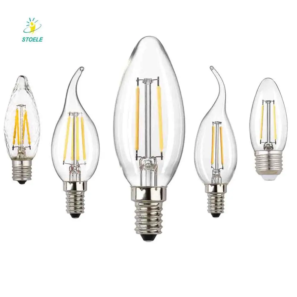 new arrivals C32 B11 C35 E14 E17 ampoule vintage LED candle light bulb