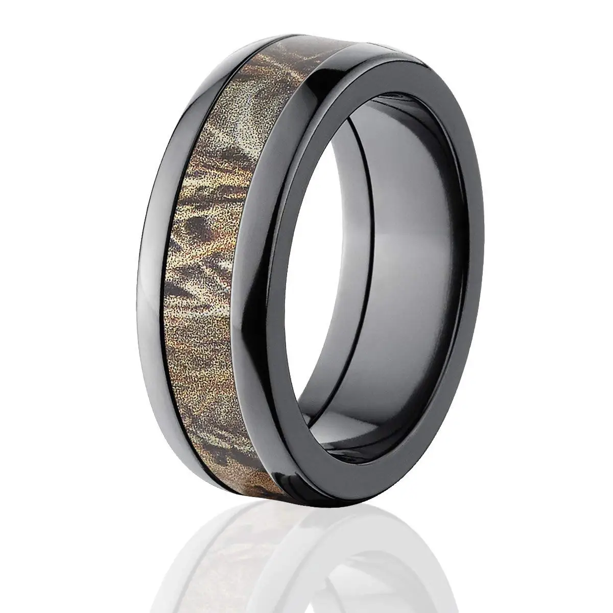 Camouflage Wedding Rings RealTree AP Camo Rings Camo Bands