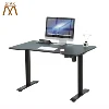 European Ergonomic Two Motors Electric Height Adjustable Sit To Stand Desk