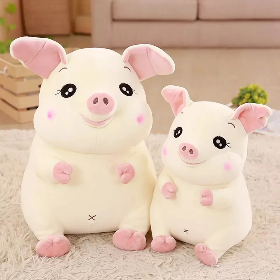 factory wholesale cute soft toy pink pig sweet baby stuffed