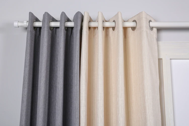 Beige Old Office Door Curtain Jacquard Turkey Window Drapery India