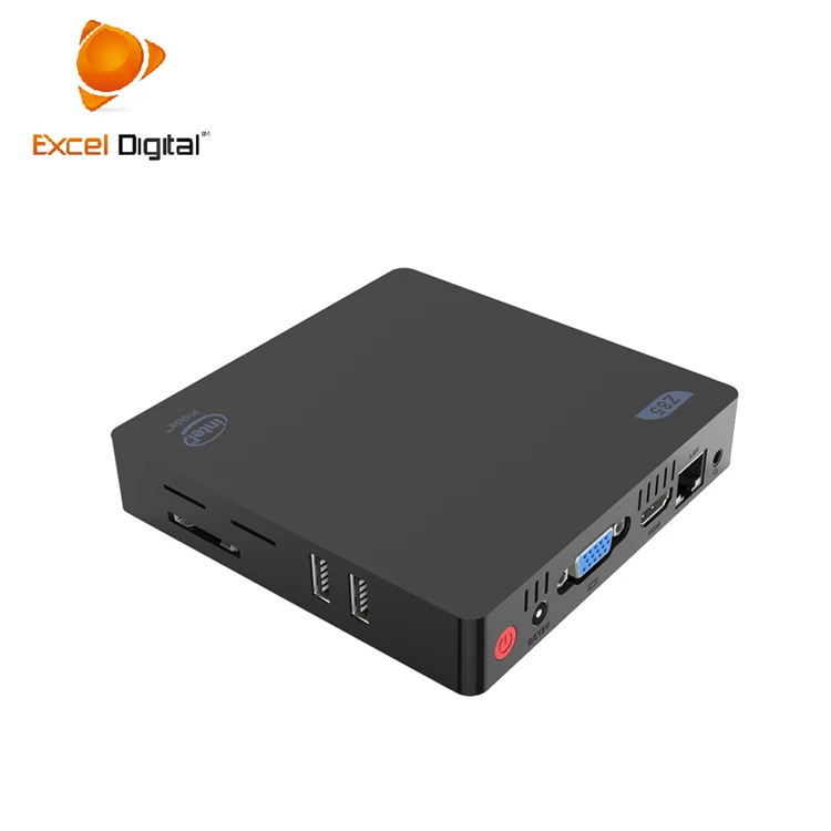 

Excel Digital Office Mini PC 4K Intel Atom X5-Z8350 Processor Lan 1000Mbps VGA Port Intel Mini PC Z85