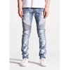 DiZNEW Custom Patchwork Unbranded Ripped Skinny Jeans For Men