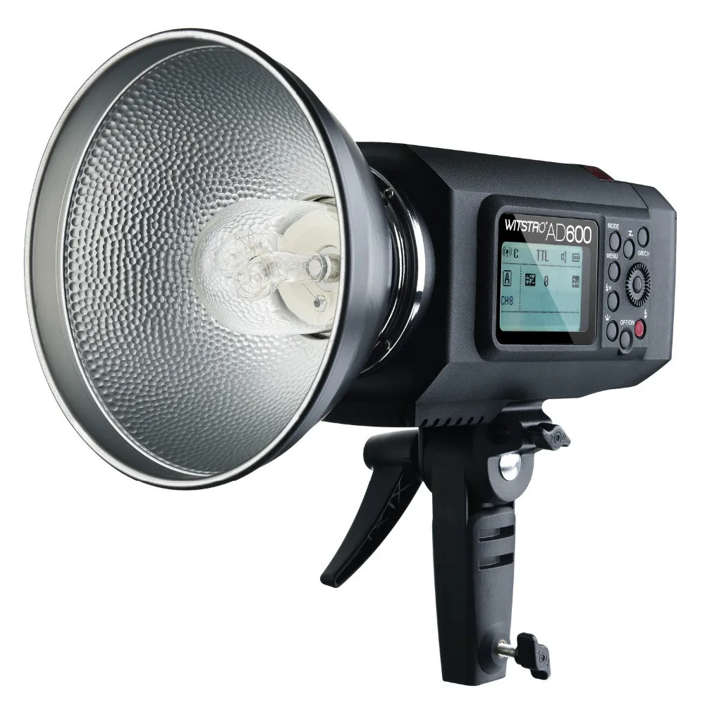 AD600 Photography Strobe Lamp Speedlite All-in-One outdoor Flash Light 200W with 2.4G X System Build-in Battery
