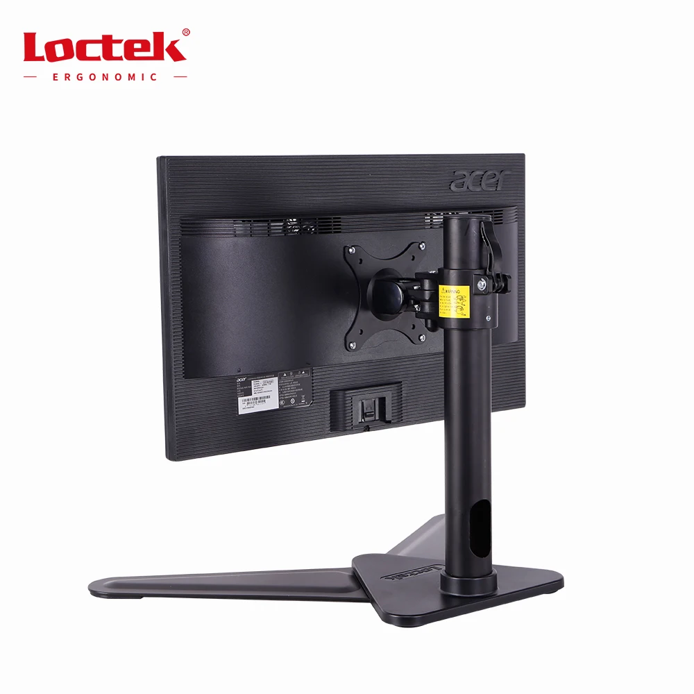 Loctek Dlb120 Freestanding Flexible Single Arm Desk Monitor Mount