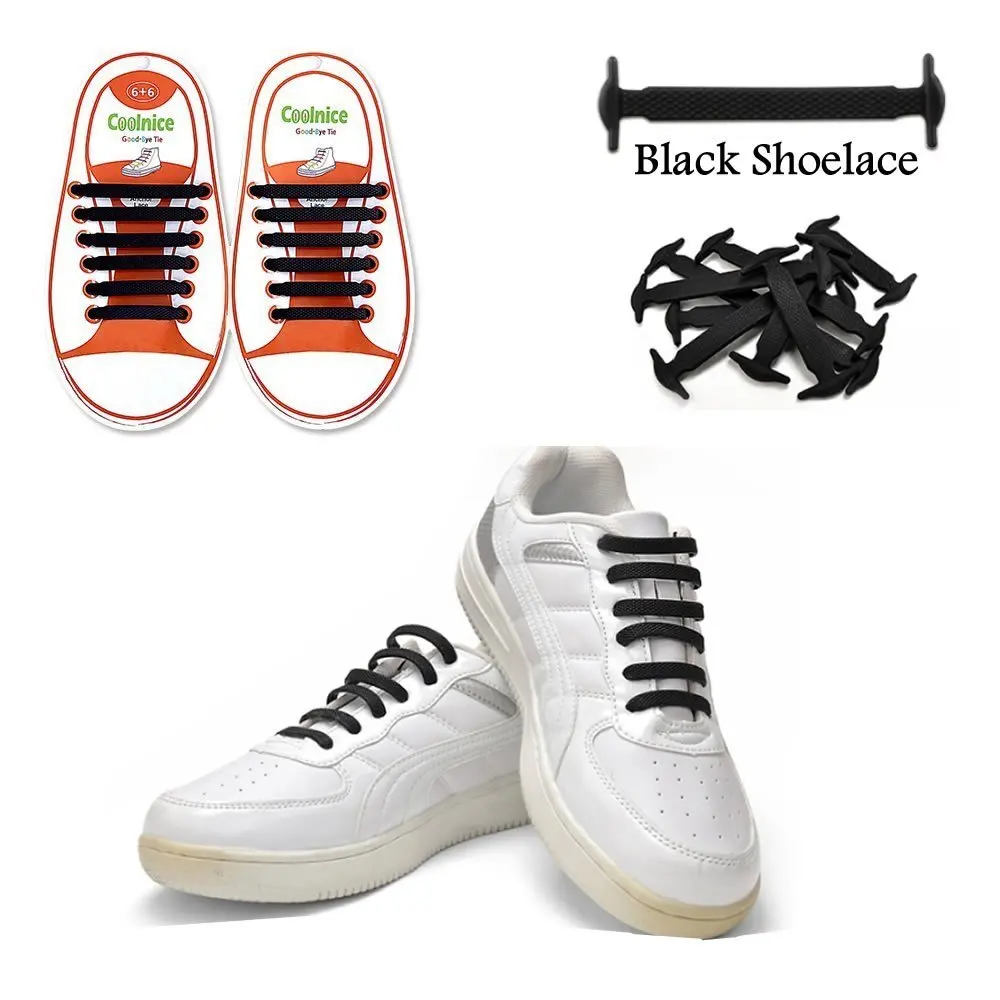 Buy LattoGe No Tie Silicone Shoelaces 