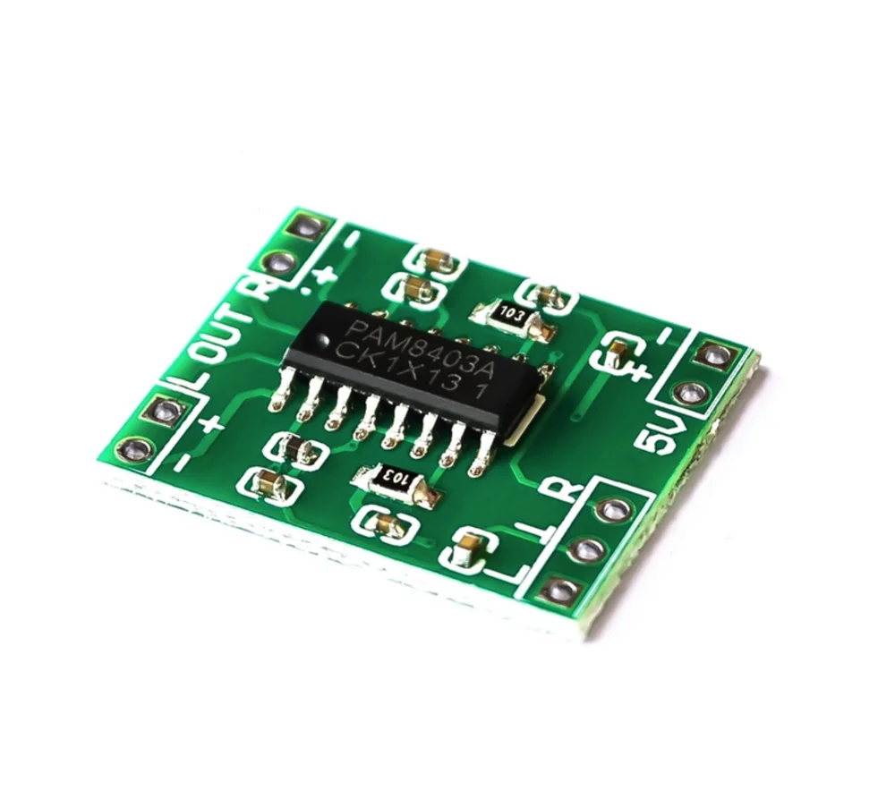 

PAM8403 Super Mini Digital Amplifier Board 2 * 3W Class D Digital 2.5V To 5V Power amplifier module