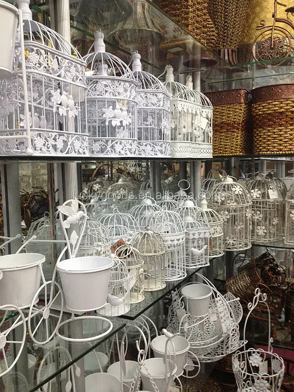 Sangkar Burung Hiasan Logam Pengeluar Jualan Dan Kilang China