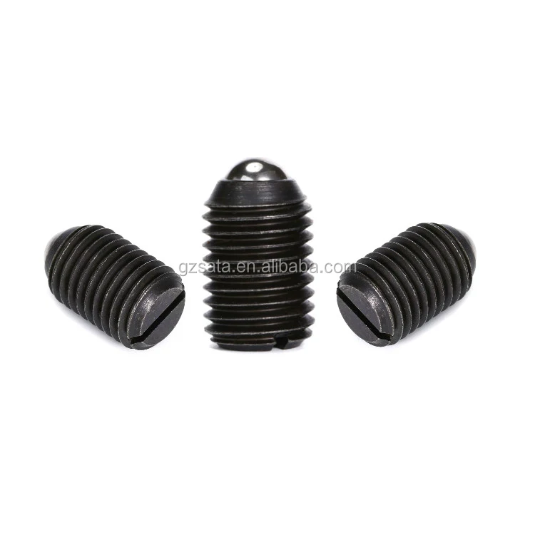 Slotted Spring Ball Plunger Ball Tip Grub Set Screws