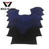 Fancy latest upper design ladies knitting vamp material sport running shoes knit upper