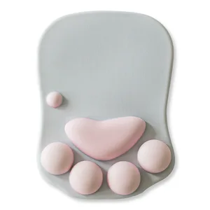 Paw Mouse Pad Soft Silicone Wrist Support
