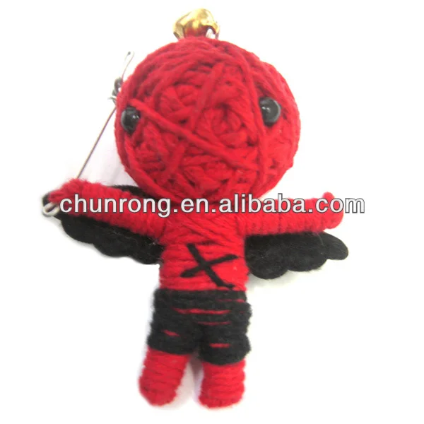 red voodoo doll