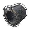 Steel shell coated electrolytic solid pure calcium cored wire