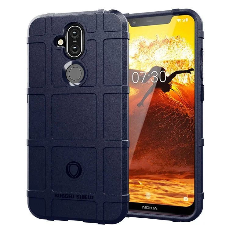 

New popular thick soft TPU plastic rugged shield matte anti-slip anti-shock cell phone accessories cover case for Nokia 8.1