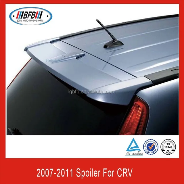 top quality rear spoiler abs car spoiler for crv 2007-2011