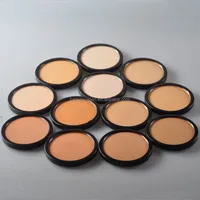 

custom makeup single color mineral pressed powder compact powder