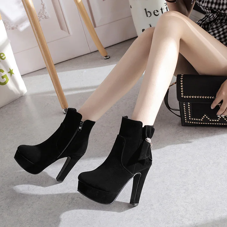 high neck shoes for female