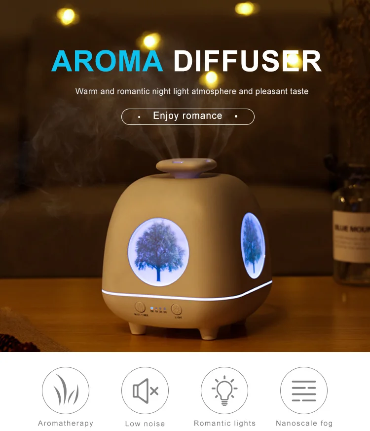 Aromatherapy Machine Ultrasonic Home Desktop Aromatherapy Night Light