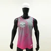 Pure custom cheap 100% polyester team dry fit sports wholesale training singlets