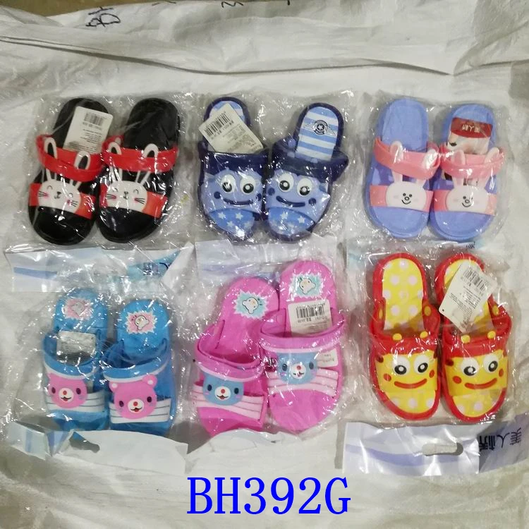 
stock lot shoes kids slide slippers child sandal 