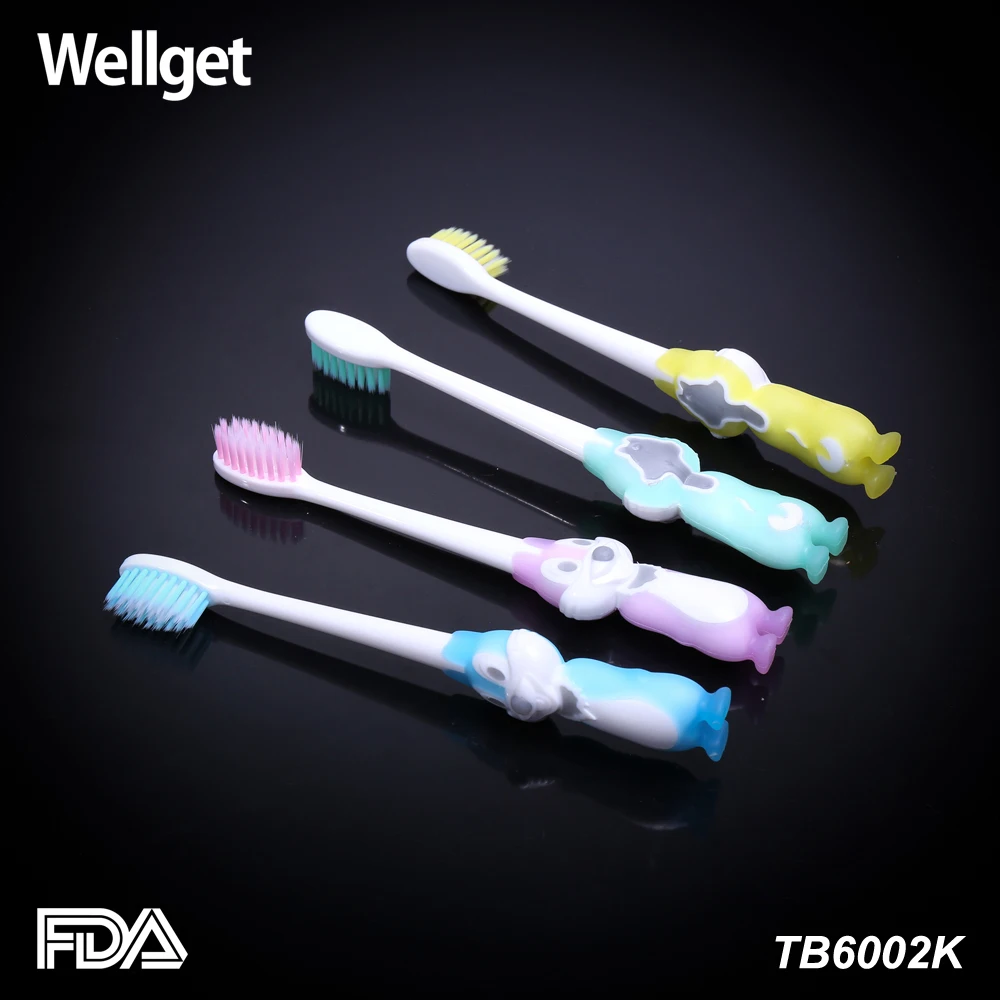 
2017 New Design Cartoon Rabbit Small Head Children Toothbrush 