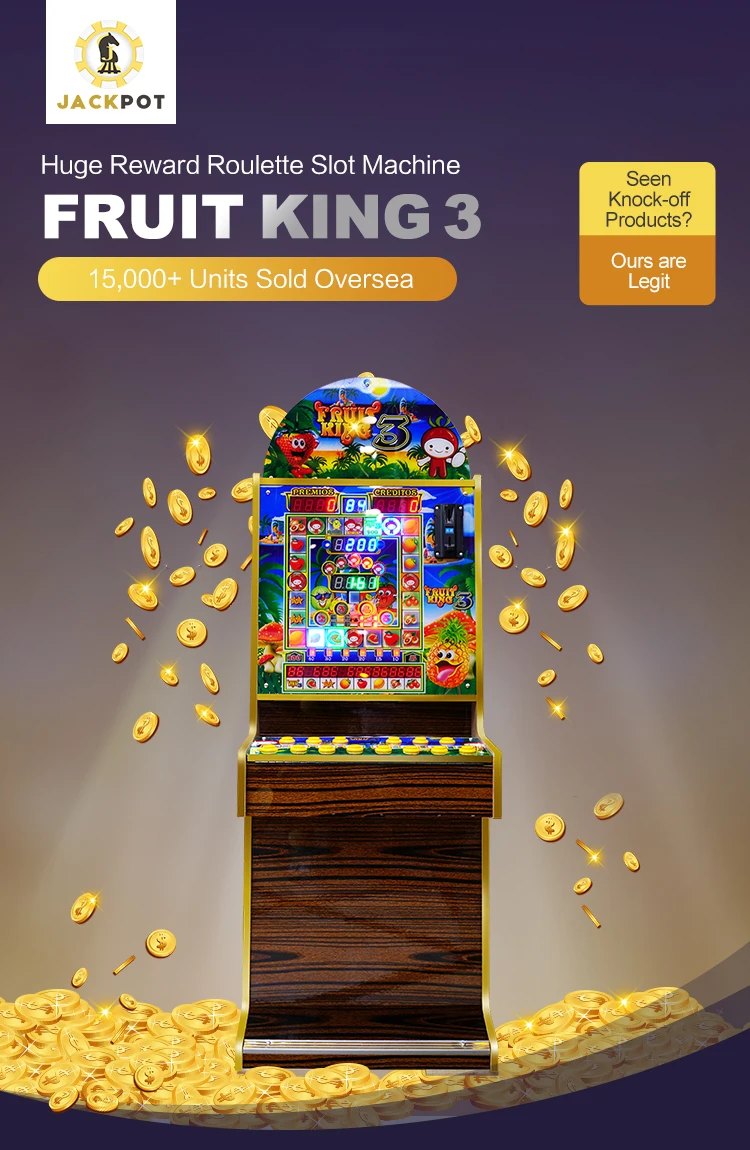 Coin Operated Roulette Slot Machine Casino Fruit King 3 Gambling Slot ...