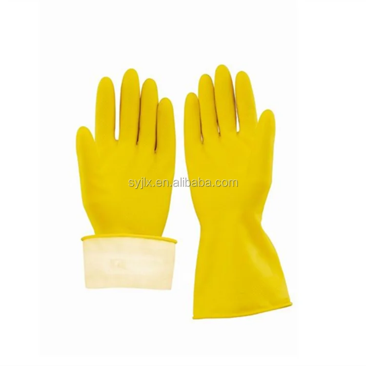 Latex Glove Flock Lined Kitchen Gloves
