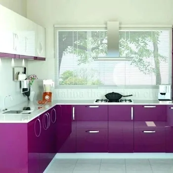 Kabinet Dapur  Warna Purple Desainrumahid com