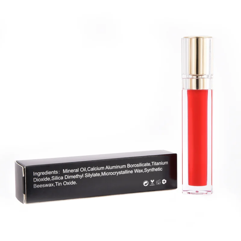 
Custom your logo organic vegan lipgloss private label lip gloss matte lipgloss 