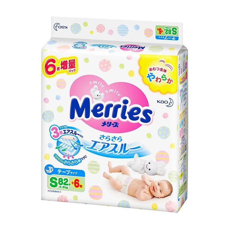 
OEM disposable dry surface merries baby diaper disposable nappy for sale 