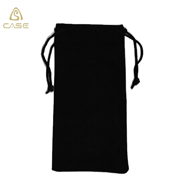

Custom fashion polyester drawstring glasses pouch, Any color is available