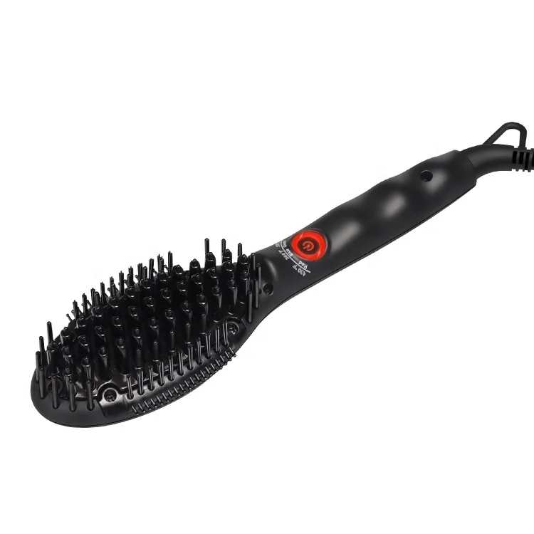 

Travel-friendly Small Electric Hair Straightening Brush Detangling Brush