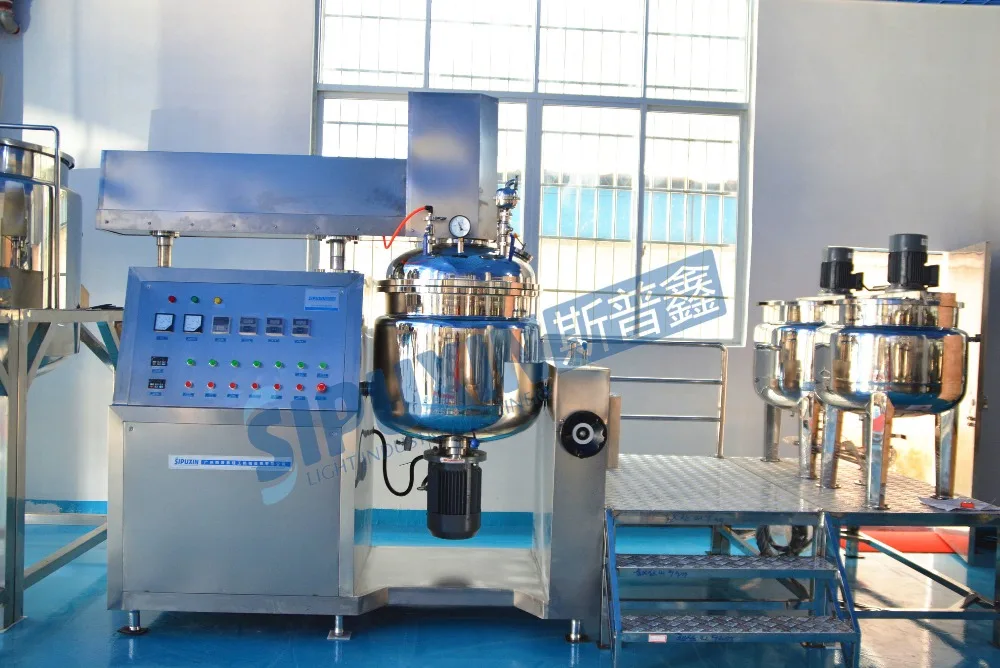 lab use Vacuum homogenizer emulsifier machine
