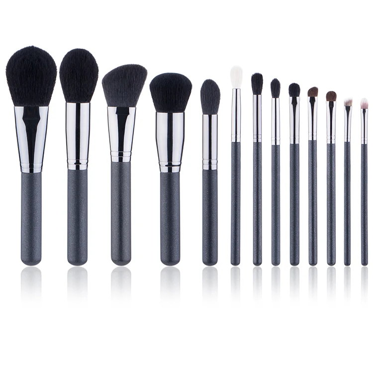 

Wholesale Brushes 13pcs Synthetic Foundation Blending Blush Eye Shadow Premium Cosmetic Makeup Brushes Set Professional