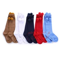 

Pettigirl Kids Socks With 2 Cute Hairball Girls Socks Cotton Christmas Socks With 5 Colors Free Shipping
