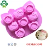Customized mold design hello kitty silicone cake baking tool customized soap mold cake molds for kids cat cake shape