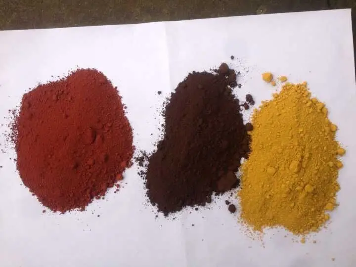 red brown and yellow
