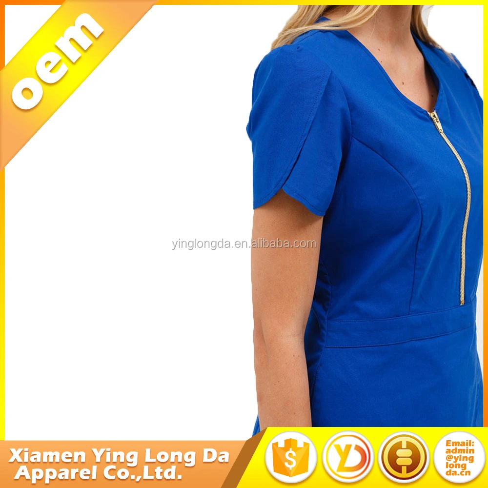 
Unisex hospital nurse scrub suit design hospital work clothes scrub set 