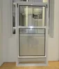 Shanghai Huazhijie american style aluminium hung/vertical sliding window, sliding, tilt&turn,aluminium glass window manufacturer