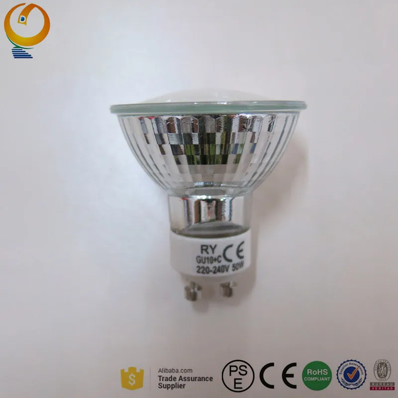 MR16 GU10 lamp 50w Halogen ceiling spot light bulb