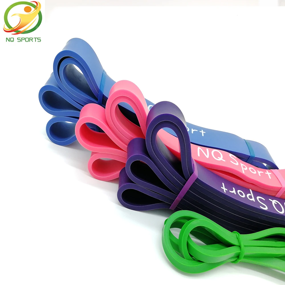 

High-quality Custom Logo Elastic Manufacturer Pull Up Assist Latex Fitness Exercise Workout Rubber Stretching Band, Customized color