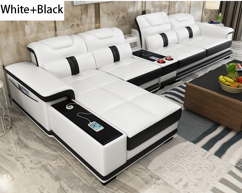 Modern Mixed Colours Cow Leather Smart Sofa Sets For Living Room Buy Smart Sofa Living Room Sofas Living Room Product On Alibaba Com