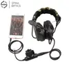 SPINA OPTICS Tactical Pilot Headset Comtac Liberator II Neckband Sordin Thoradin Pickup Noise Canceling