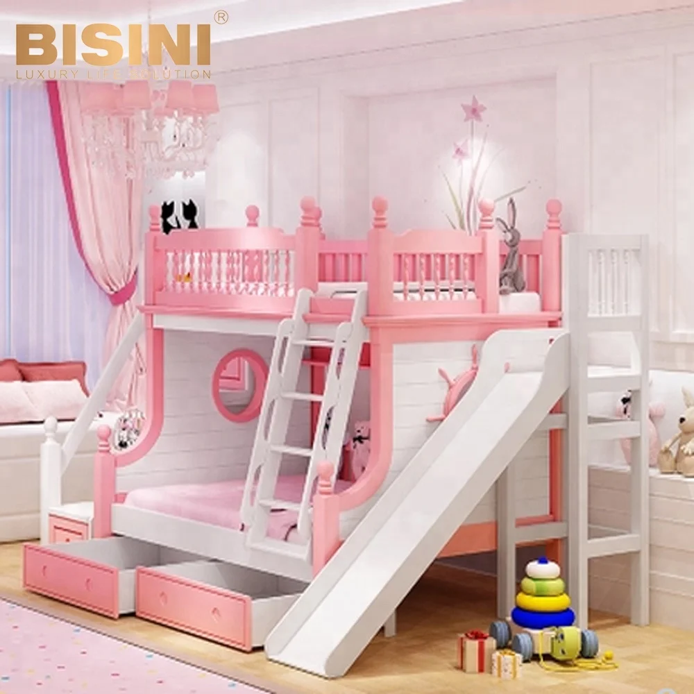 beds with slides and stairs