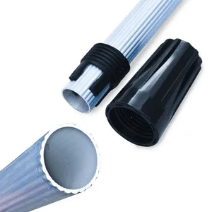 Image of CA40 Adjustable Aluminum Telescopic Pole with Plastic Thread Head with Cap 1.2m