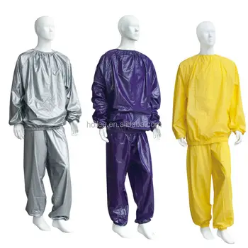 plastic jogging suit