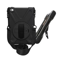 

Hot selling Hand Strap Handle Shoulder Belt Carry 360 Rotating Heavy Duty Armor Tablet Case For iPad mini 4