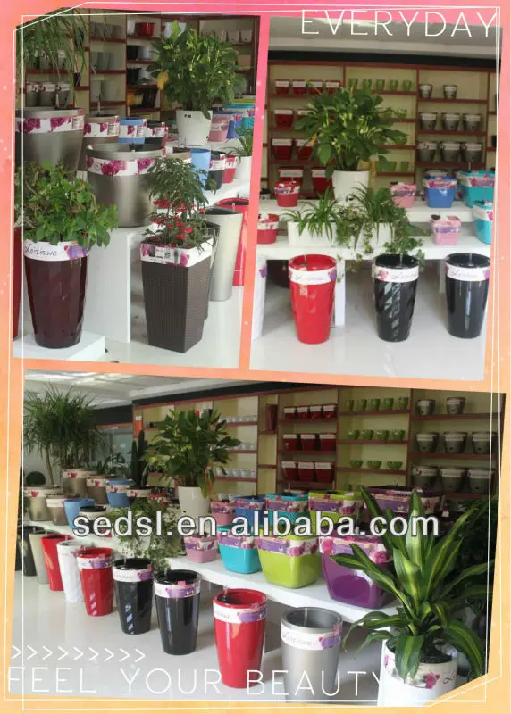 Square Outdoor Flower Pots Large Size Flowerpots Wholesale Garden