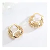 E10083 Who ale Custom Fashion 18K Gold Plated Jewelry Korea Designs vintage Small Earring Stud Set