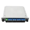 FTTH Gpon EPON LGX Cassette Module Mini Plug type 1x8 fiber optic PLC splitter with SC/UPC connector